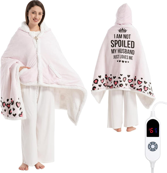 SnugSpark | The "Affection" Series: Wearable Sherpa Heated Poncho